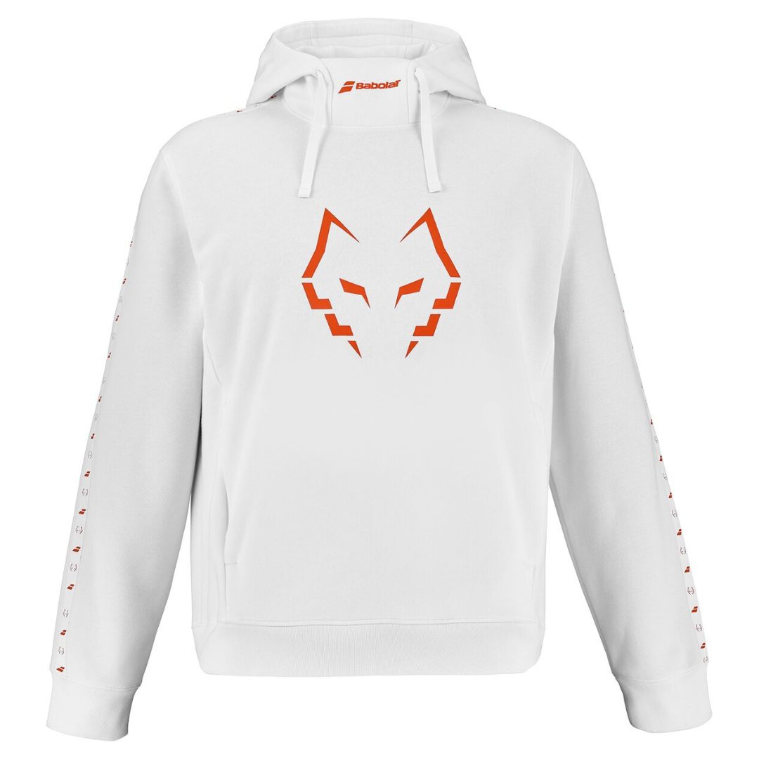 Babolat Hood Sweat Juan Lebron White